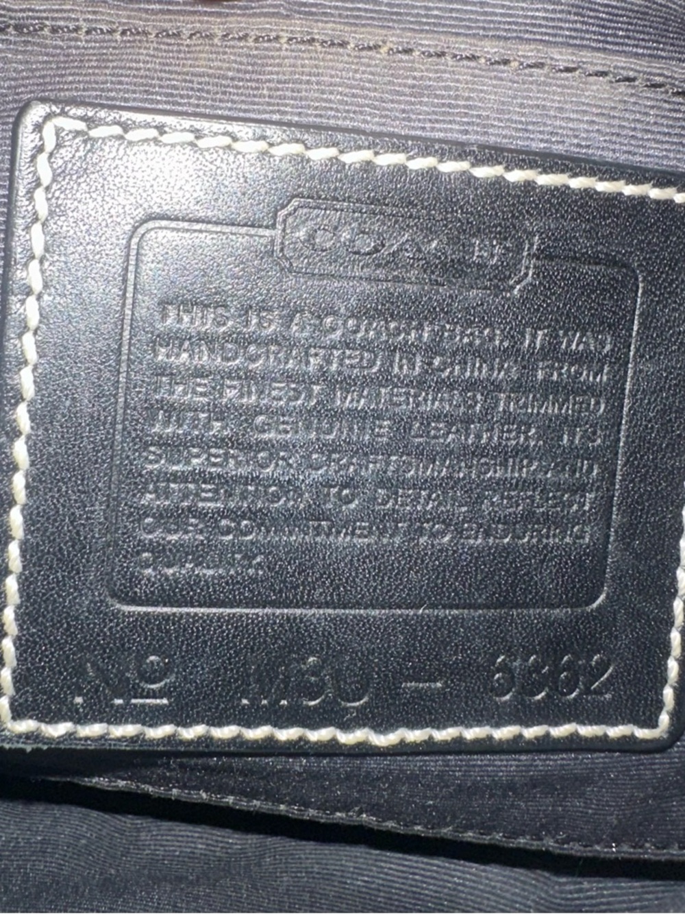 Vintage Y2K Coach 6362 Black Signature Mini Hobo Bag with Matching Wallet - Picture 5 of 9